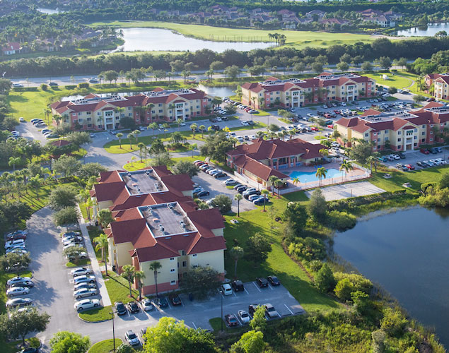 Aerial of West Lake Village