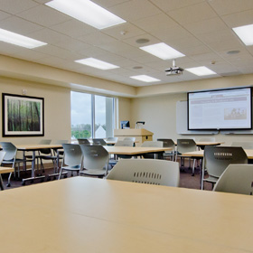 empty classroom