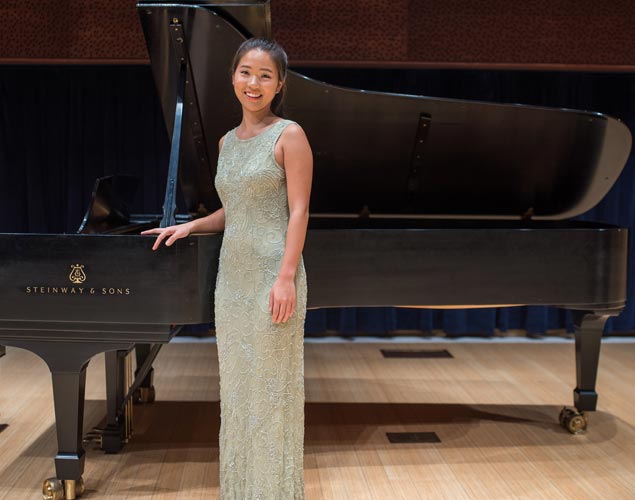 Decorative photo of pianist