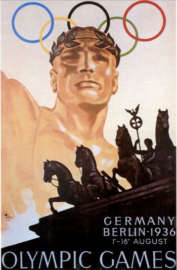 Berlin Olypics official poster
