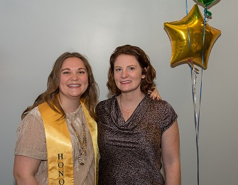 Xylia Horgan with Mentor, Lyndsay Rhodes