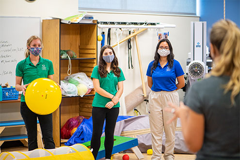 OT students Standing