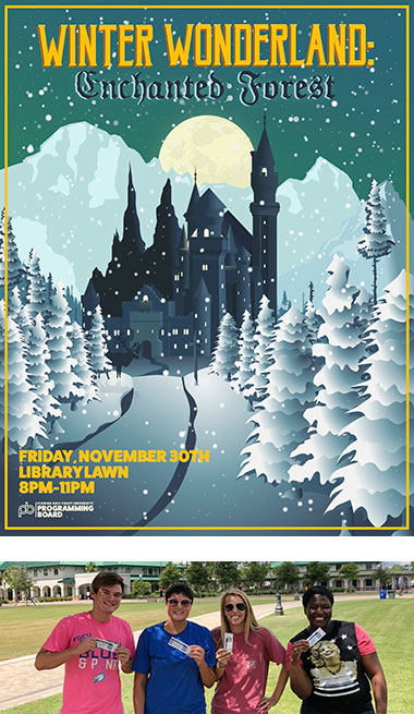 Graphic of Winter Wonderland event promo